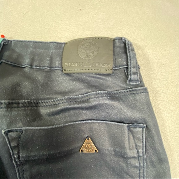 Bianco Navy  Blue Bootcut Pants - Picture 12 of 13